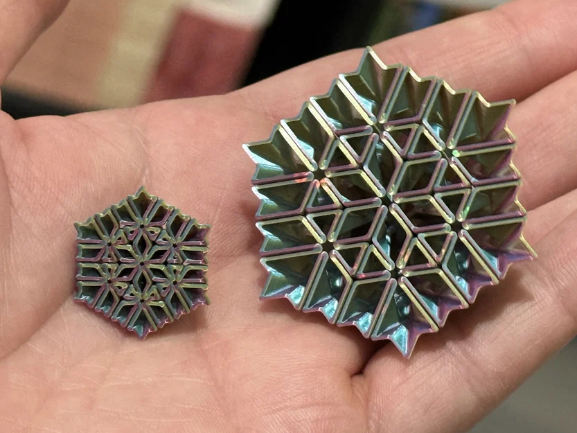 Kim tự tháp Fractal Sierpiński Snowflake - Cấp độ 2 (Chế độ Vase Mode) - Image 8