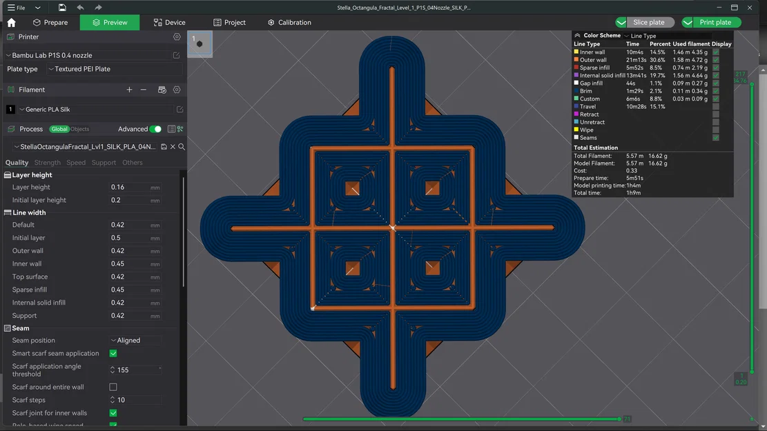 Stella Octangula Fractal - Cấp độ 1 (Không cần Support) - Image 4