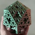 Tác phẩm điêu khắc Fractal Sierpiński Icosahedron - Bậc 4 (Kèm đế - Không cần support!) - Thumbnail 1