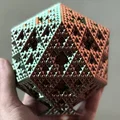 Tác phẩm điêu khắc Fractal Sierpiński Icosahedron - Bậc 4 (Kèm đế - Không cần support!) - Thumbnail 2