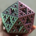 Tác phẩm điêu khắc Fractal Sierpiński Icosahedron - Bậc 4 (Kèm đế - Không cần support!) - Thumbnail 5