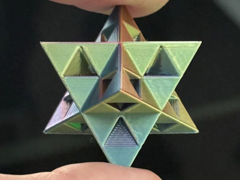 Sierpiński Stella Octangula (In nhanh/Không cần support) - Image 1