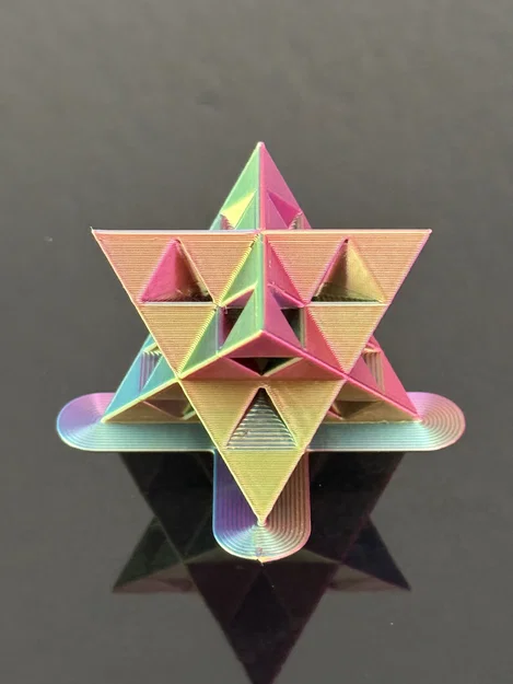 Sierpiński Stella Octangula (In nhanh/Không cần support) - Image 4