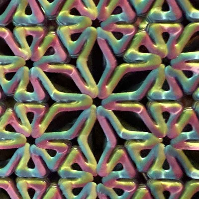 Kim tự tháp Fractal Sierpiński Snowflake - Cấp độ 3 (Vase Mode)