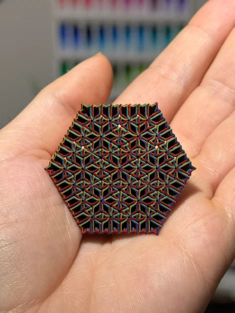 Kim tự tháp Fractal Sierpiński Snowflake - Cấp độ 3 (Vase Mode) - Image 7