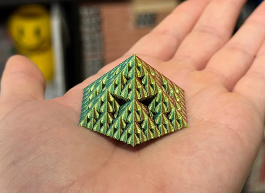 Kim tự tháp Fractal Sierpiński Snowflake - Cấp độ 3 (Vase Mode) - Image 10