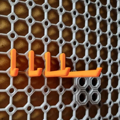 Móc treo Pegboard / Multiboard Parametric (Fusion360) - Tự tùy chỉnh kích thước!
