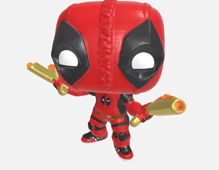 Mô hình Deadpool phong cách Funko Pop trang trí bàn làm việc - Image 2