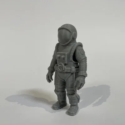 Mô hình Phi hành gia Astronaut Space Suit (AI Rendered)