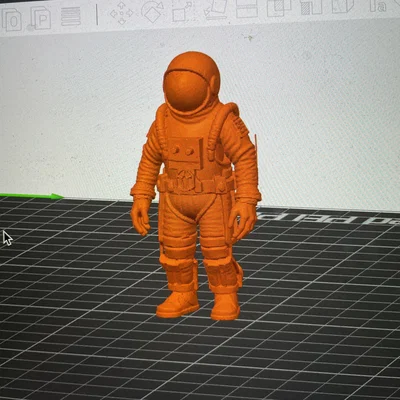 Mô hình Phi hành gia Astronaut Space Suit (AI Rendered)