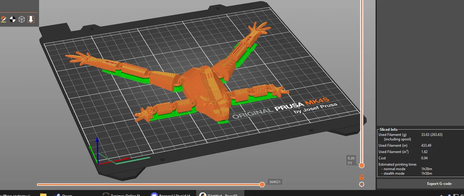 Mô hình ếch khớp nối linh hoạt (Flexible Articulated Frog) - Image 6