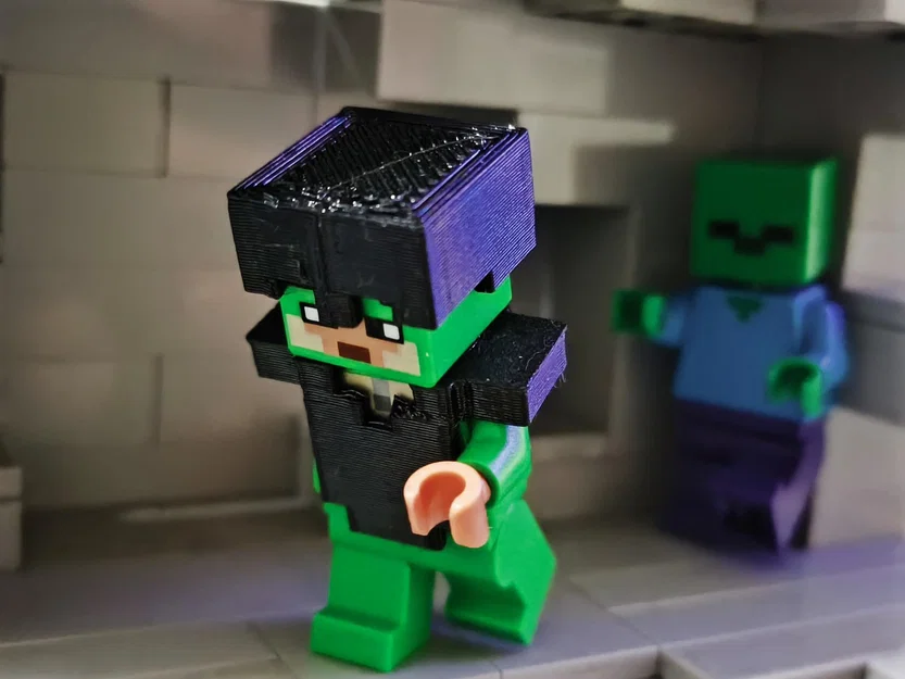 Bộ giáp LEGO Minecraft tự in 3D cực ngầu cho nhân vật - Image 1