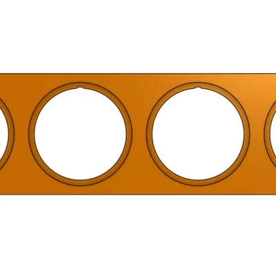 Đế gắn đồng hồ đo (gauge pod) thay thế khe gió trung tâm cho Nissan D21 táp-lô vuông