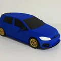 Mô hình xe VW Golf R tỷ lệ 1:24 sắc nét cho người yêu thích 3D - Thumbnail 1