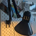 Ngàm gắn đèn IKEA Tertial lên bảng Skadis (Góc 0 độ) - Thumbnail 1