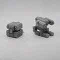 Móc khóa robot BoxBot B-01: Mô hình in 3D khớp linh hoạt - Thumbnail 1