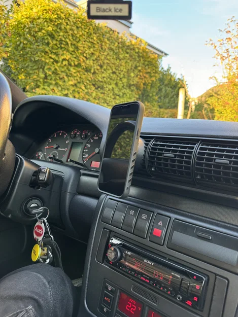 Cửa gió điều hòa Audi A4 B5 (Bản gốc bởi Maggamaker) kèm giá đỡ MagSafe - Image 3