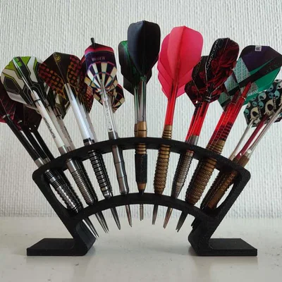 Giá đỡ phi tiêu 27 vị trí siêu gọn - Tự in 3D cực dễ