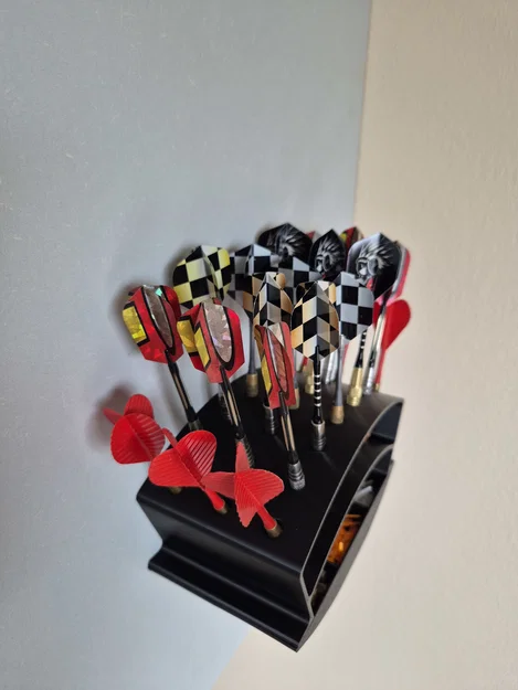 Giá treo phi tiêu kèm ngăn kéo tiện lợi - Image 3