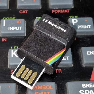 ZX Spectrum - Vỏ bọc USB hình ZX Microdrive