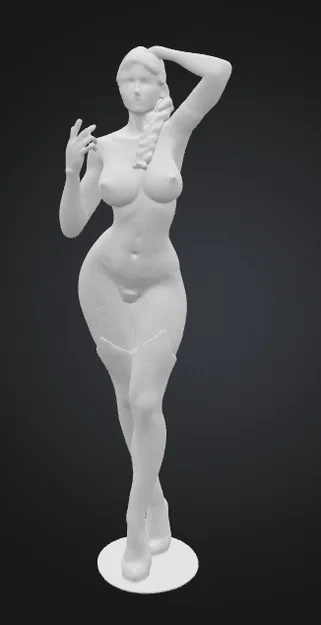 Mô hình Elsa nghệ thuật 3D gợi cảm - Tải mẫu STL chất lượng cao - Image 1