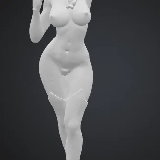 Mô hình Elsa nghệ thuật 3D gợi cảm - Tải mẫu STL chất lượng cao