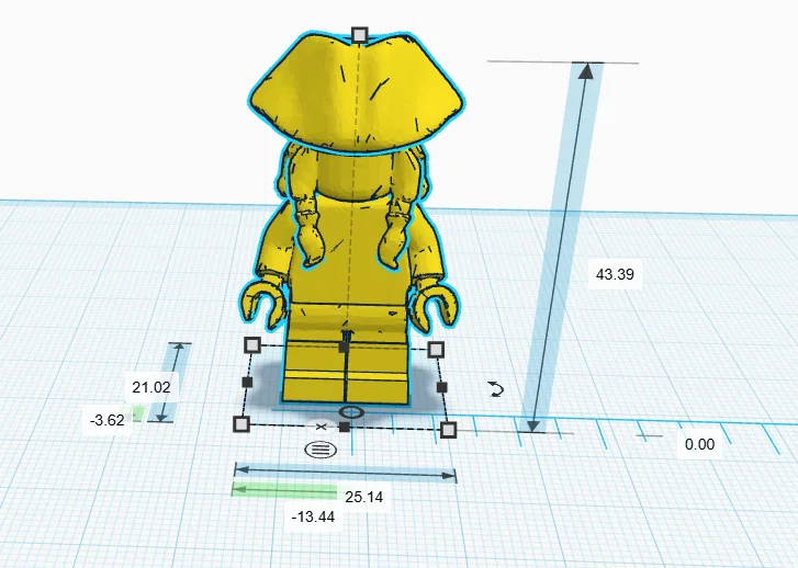 Mô hình 3D nhân vật Jack Sparrow phong cách LEGO ấn tượng - Image 2