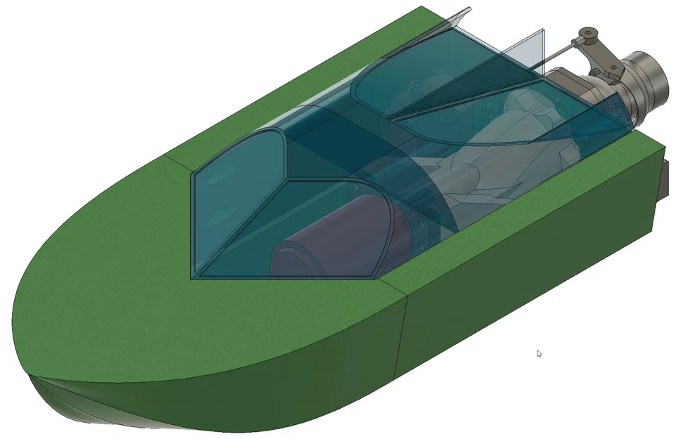 Mô hình tàu RC Jet 3D - Thiết kế cũ - Image 4
