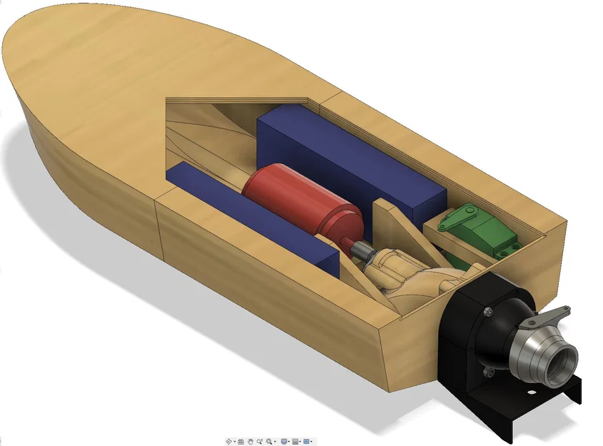 Mô hình tàu RC Jet 3D - Thiết kế cũ - Image 11