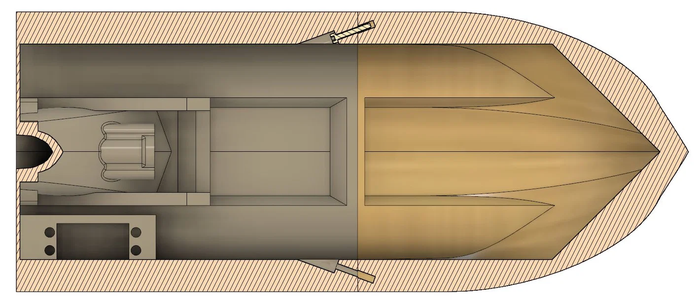 Mô hình tàu RC Jet 3D - Thiết kế cũ - Image 12