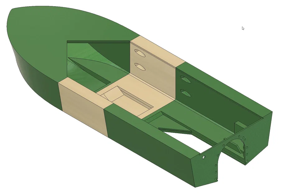 Mô hình tàu RC Jet 3D - Thiết kế cũ - Image 16