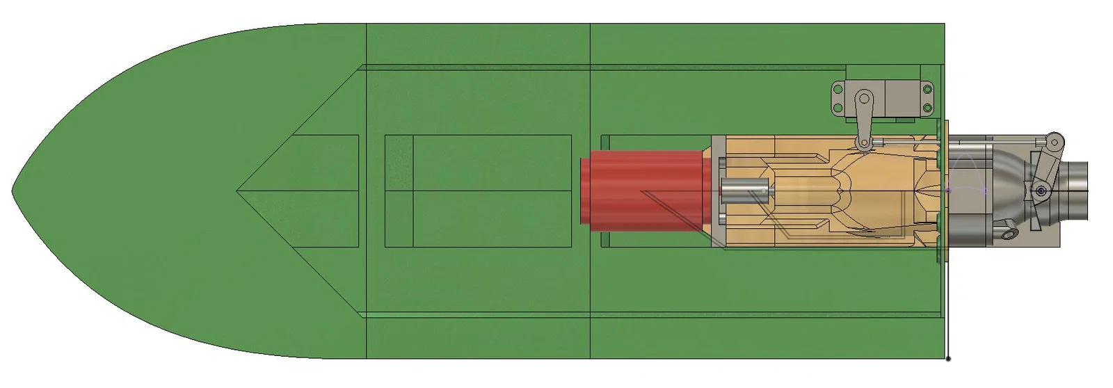 Mô hình tàu RC Jet 3D - Thiết kế cũ - Image 22