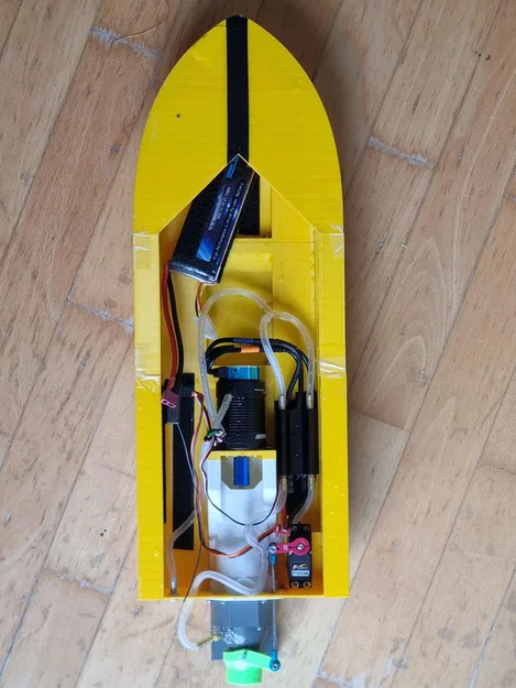 Mô hình tàu RC Jet 3D - Thiết kế cũ - Image 30