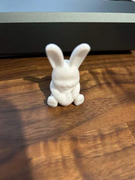 Mô hình in 3D chú thỏ đan len ôm trái tim dễ thương làm quà tặng - Image 2