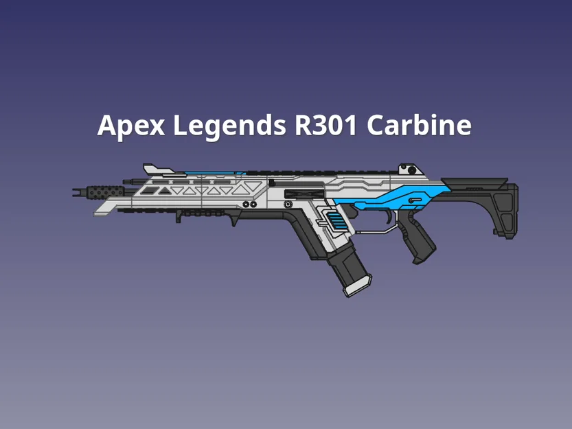 Mô hình súng trường Apex Legends R301 Carbine (Tỷ lệ thật) - Image 1