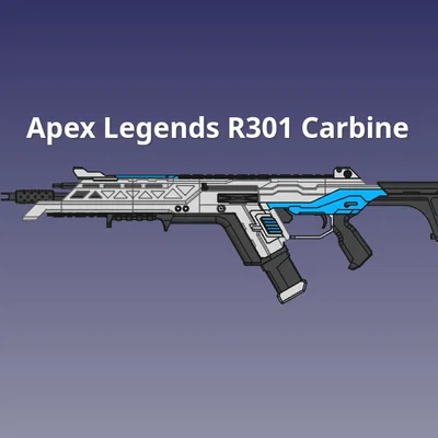 Mô hình súng trường Apex Legends R301 Carbine (Tỷ lệ thật)