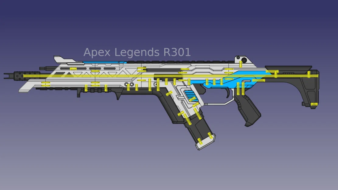 Mô hình súng trường Apex Legends R301 Carbine (Tỷ lệ thật) - Image 3
