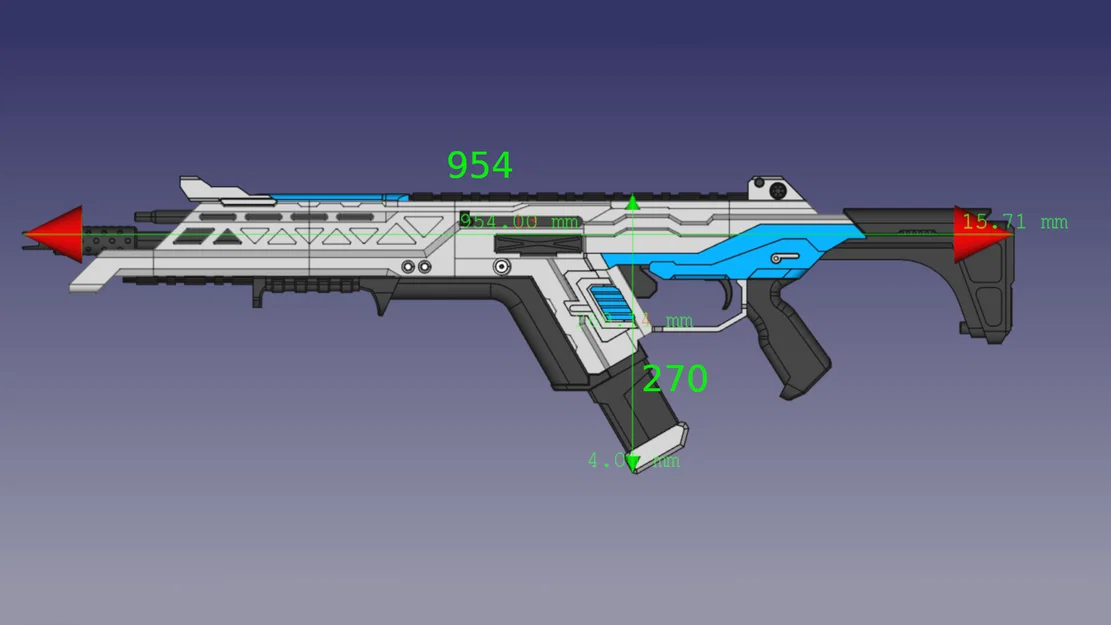 Mô hình súng trường Apex Legends R301 Carbine (Tỷ lệ thật) - Image 4