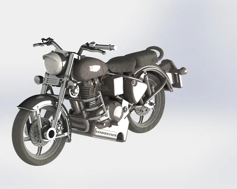 Mô hình thu nhỏ xe mô tô Royal Enfield - Image 1