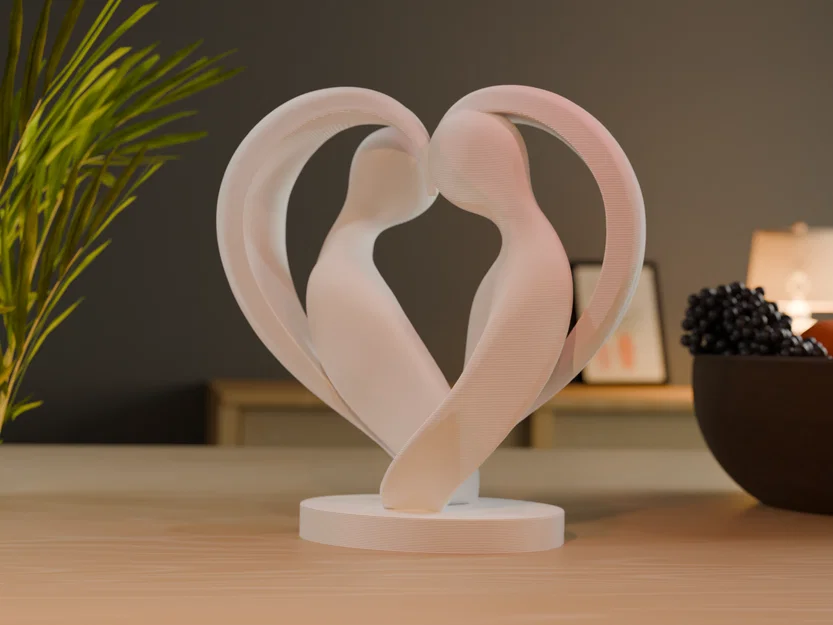 Mô hình trang trí cặp đôi Valentine - Image 1