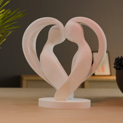 Mô hình trang trí cặp đôi Valentine