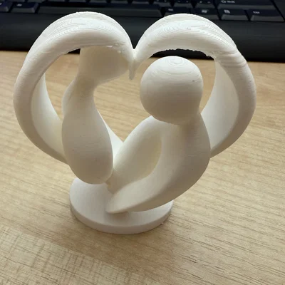 Mô hình trang trí cặp đôi Valentine