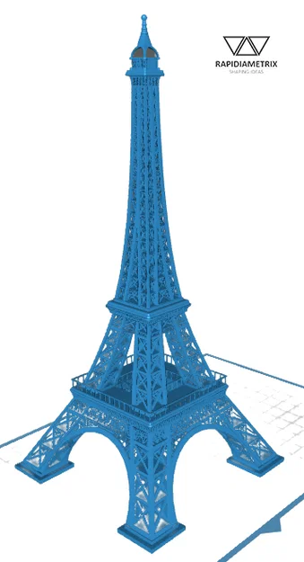 Mô hình tháp Eiffel thu nhỏ (Eiffel Tower Miniature) in 3D tinh xảo - Image 1