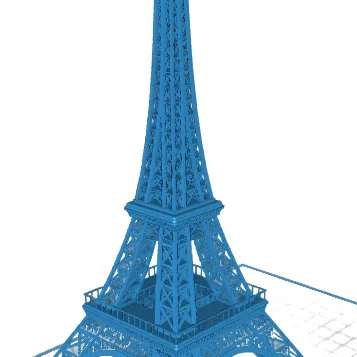 Mô hình tháp Eiffel thu nhỏ (Eiffel Tower Miniature) in 3D tinh xảo