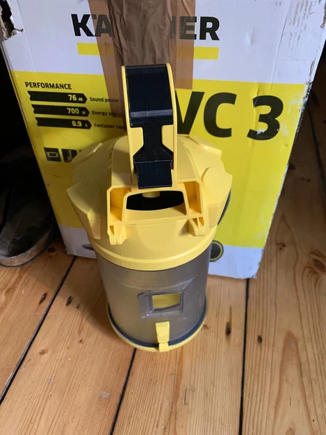 Nút bấm lẫy cài cho máy hút bụi Kärcher VC 3 - Image 2