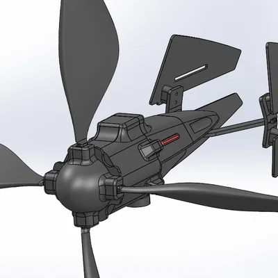 Thiết kế tuabin gió in 3D - Kawpi1.0
