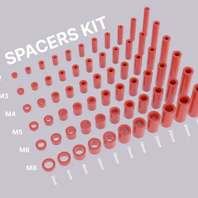 Bộ Kit Spacer 66 Chi Tiết (M2, M3, M4, M5, M6, M8)
