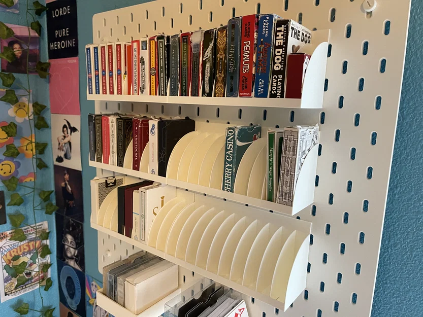 Khay đựng bài tây cho bảng IKEA Skadis (chứa được 10 bộ) - Image 1