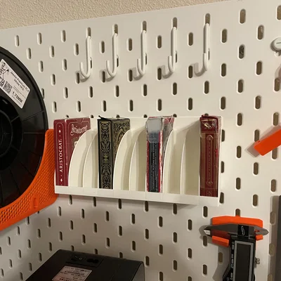 Khay đựng bài tây cho bảng IKEA Skadis (chứa được 10 bộ)