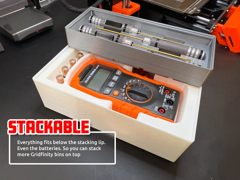 Giá đỡ đồng hồ vạn năng Klein Tools chuẩn hệ Gridfinity - Image 7